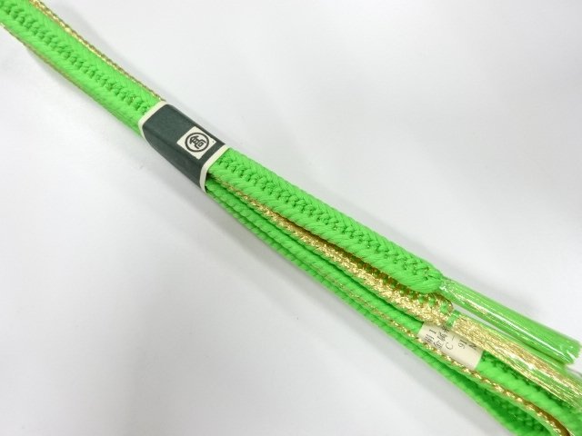 未使用品　正絹　手組帯締め